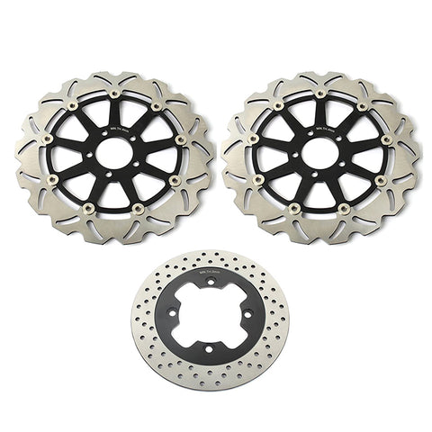 Front Rear Brake Disc Rotors for Kawasaki Ninja ZX11 ZZR1100 1993-2001