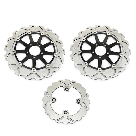 Front Rear Brake Disc Rotors for Kawasaki Ninja ZX12R 2000-2003