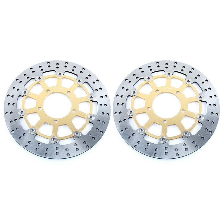 Front Rear Brake Disc Rotors for Kawasaki Ninja ZX-6R ZX-6RR ZX-10R Ni