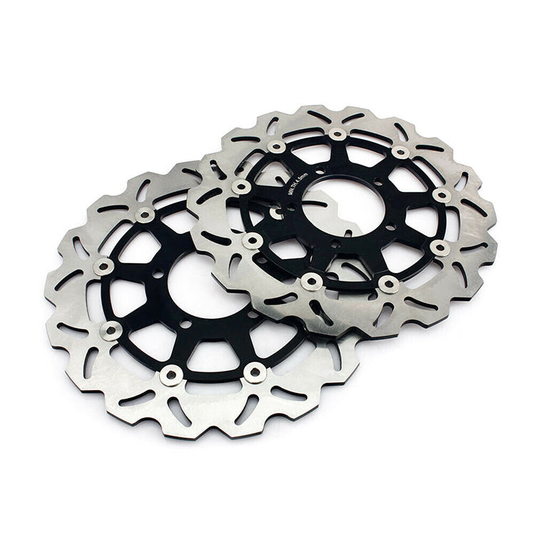 Front Rear Brake Disc Rotors for Kawasaki Ninja ZX-6R ZX-6RR ZX-10R Ni