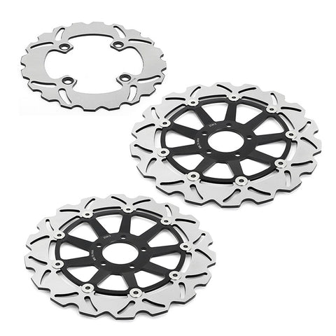 Front Rear Brake Disc Rotors for Kawasaki Ninja ZX9R 2002-2004