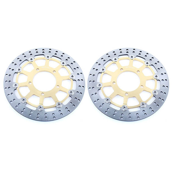 Front Rear Brake Disc Rotors for Kawasaki Ninja ZX6R ZX6RR 2003-2004