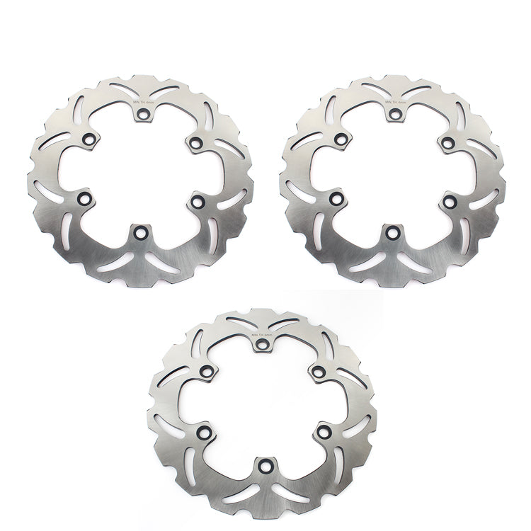 Front Rear Brake Disc Rotors for Kawasaki Z400 1985-1987 / GPZ750 1983-1985