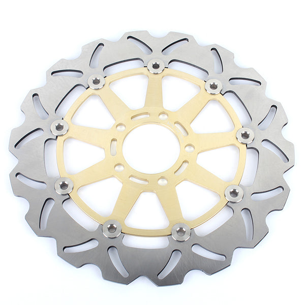 Front Rear Brake Disc Rotors for Kawasaki ZXR250 ZX250C 1991-1995 / ZXR250R ZX250D 1991 / ZX-2R 1990-and up
