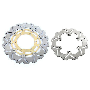 Front Rear Brake Disc Rotors for Suzuki DRZ400SM SuperMotard 2005-2021