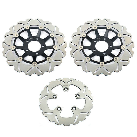 Front Rear Brake Disc Rotors for Suzuki GSX-R600 1992-1993 / GSX-R750 1988-1995 / GSX-R1100 1989-2000