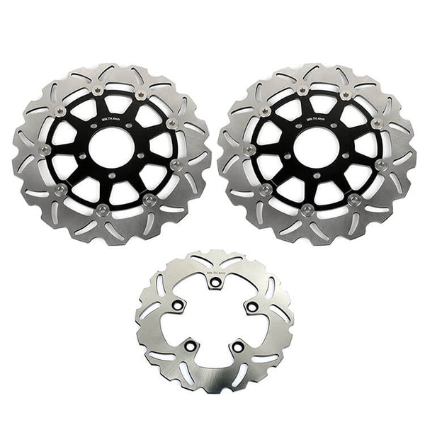 Front Rear Brake Disc Rotors for Suzuki GSX-R600 GSX-R750 2004-2005 / GSX-R1000 2003-2004