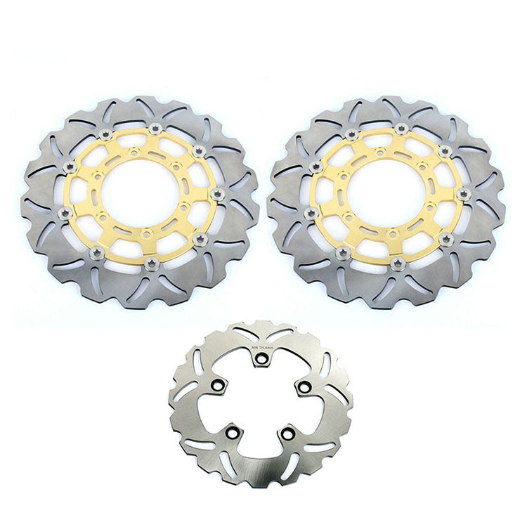 Front Rear Brake Disc Rotors for Suzuki GSX-R600 GSX-R750 2008-2020 / GSX-R1000 2009-2015 / GSX-R1000 ABS 2015-2016