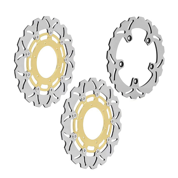 Front Rear Brake Disc Rotors for Suzuki GSX-S1000 ABS / GSX-S1000F ABS 2015-and up / GSX-S1000 Katana ABS 2019-up