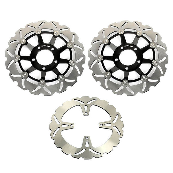 Front Rear Brake Disc Rotors for Suzuki GSX600F / GSF400 Bandit / GSX750F GSX750 / GSX400 Impulse 1989-1997 1999 2005