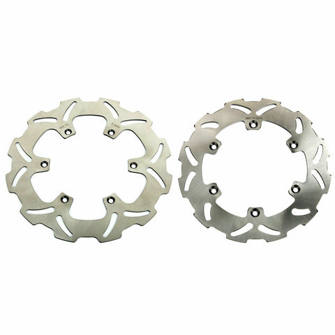 Front Rear Brake Disc Rotors for Suzuki DRZ400E 2000-2010 / DRZ400S 2000-2012