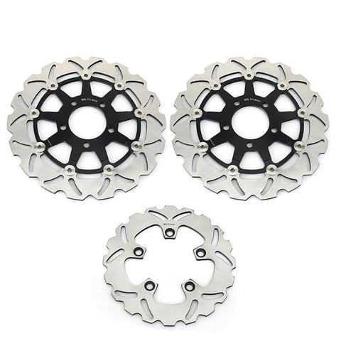 Front Rear Brake Disc Rotors for Suzuki SV650 2003-2010 / SV650S 2003-2015