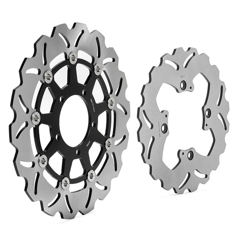 Front Rear Brake Disc Rotors for Triumph Bonneville Bobber / Bonneville T100 / Street Cup / Street Scrambler 2017-and up / Street Twin 2016-and up