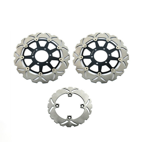 Front Rear Brake Disc Rotors for Triumph T509 Speed Triple 1997-2001 / T595 Daytona 1996-1998 / T955i Daytona / T955 Speed Triple 1999-2001