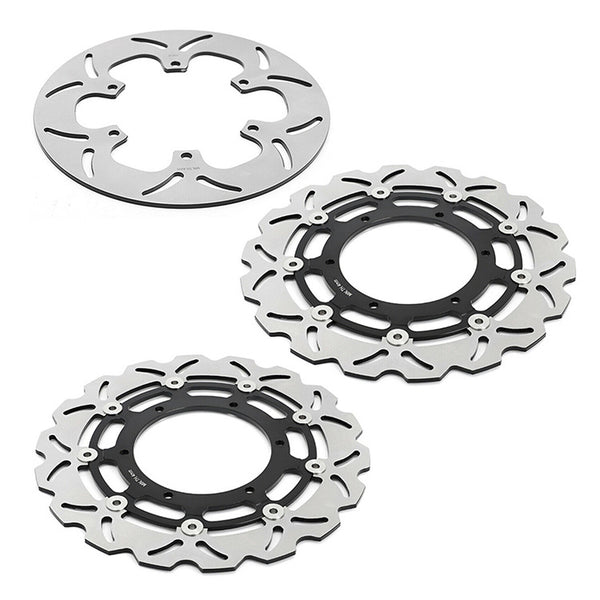 Front Rear Brake Disc Rotors for Yamaha FJR1300 2004-2013 / FJR1300 ABS 2003-2018 / FJR1300AE 2006-2009 / FJR1300AS 2006-2011