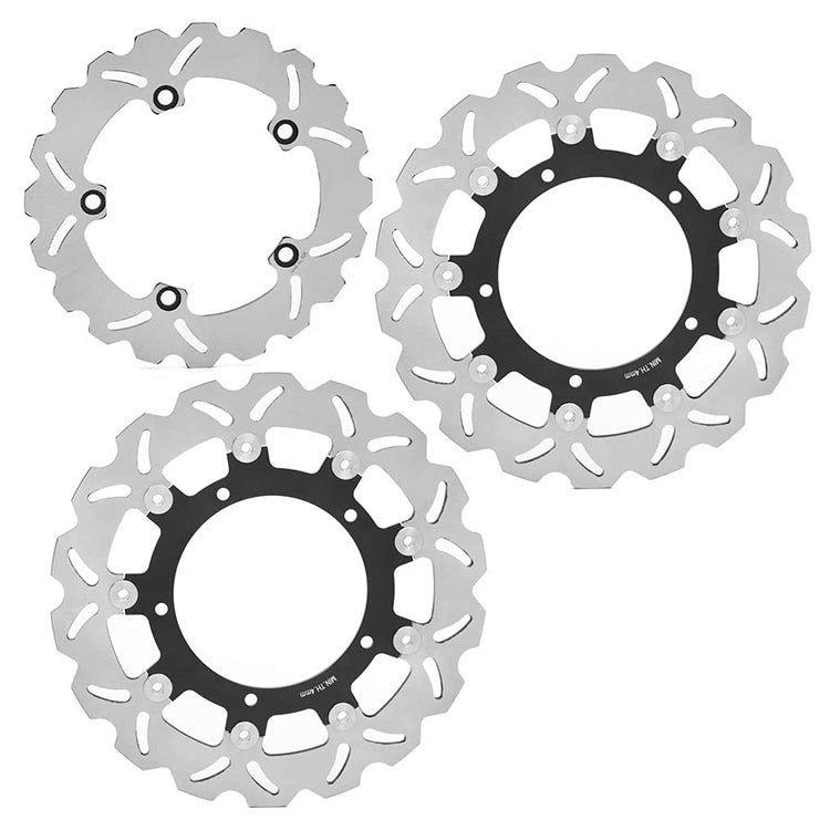 Front Rear Brake Disc Rotors for Yamaha MT-09 2014-2016 / MT-09 ABS 2014-2018 / XSR900 ABS 2016-and up 