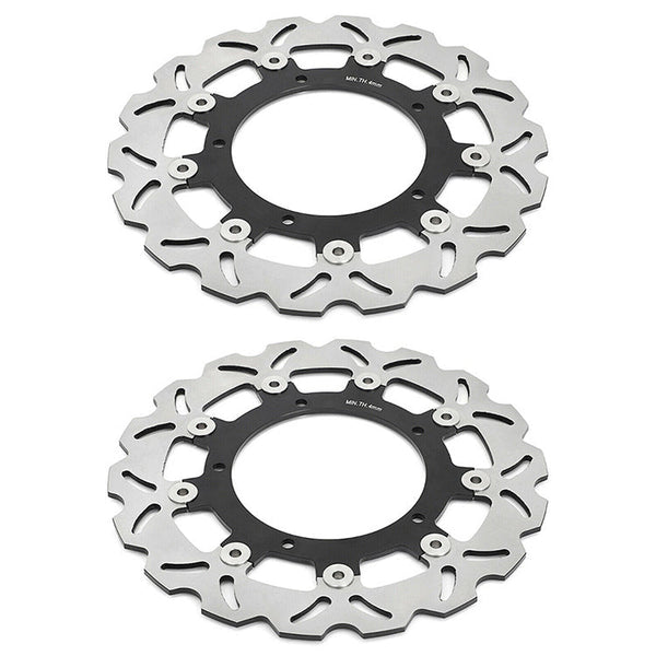Front Rear Brake Disc Rotors for Yamaha FZ6 Fazer 2004-2008 / MT03 2006-2011 / FZ6R 2009-and up
