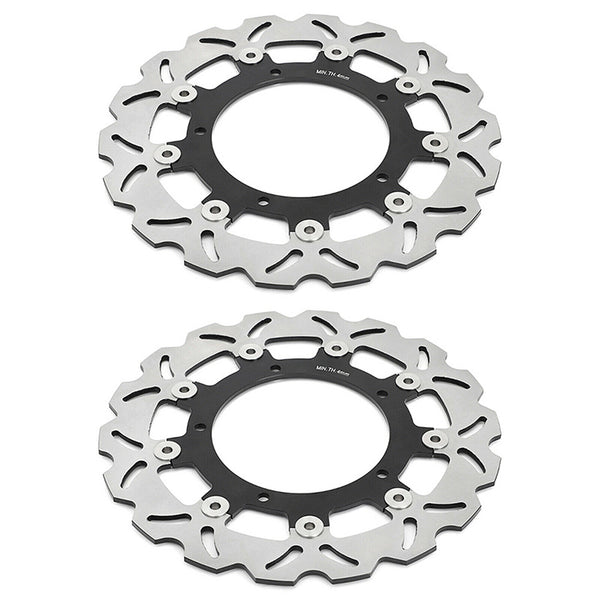 Front Rear Brake Disc Rotors for Yamaha MT-09 2014-2016 / MT-09 ABS 2014-2018 / XSR900 ABS 2016-and up 