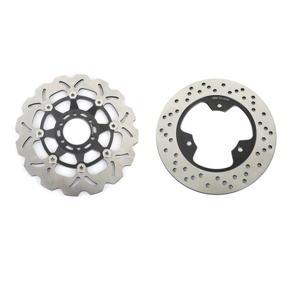 Front Rear Brake Disc Rotors for Yamaha TZR125 1993-1995