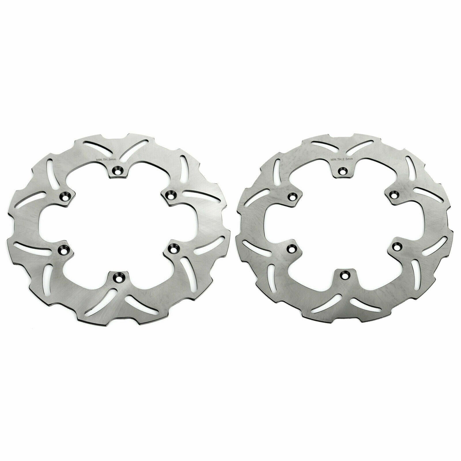 Front Rear Brake Disc Rotors for Yamaha WR125 WR200 YZ125 YZ250 1998-2000 / WR250 1991 1998-2000 / YZ400F WR400F 1998-2000 / YZ426F 2000