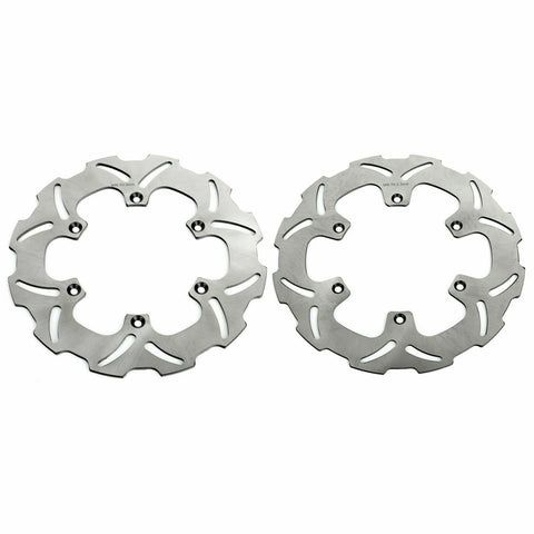 Front Rear Brake Disc Rotors for Yamaha WR125 WR200 YZ125 YZ250 1998-2000 / WR250 1991 1998-2000 / YZ400F WR400F 1998-2000 / YZ426F 2000