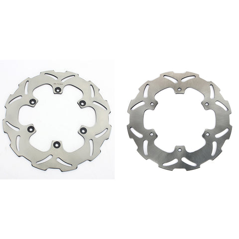 Front Rear Brake Disc Rotors for Yamaha WR250 1992-1997 / YZ400F WR400F 1998-2000