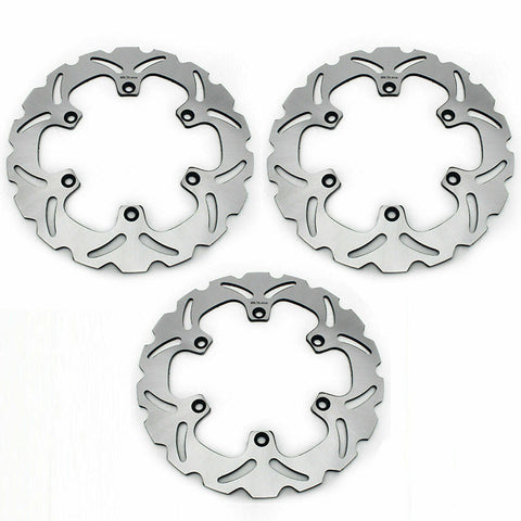 Front Rear Brake Disc Rotors for Yamaha XJ600 1983-1991 / XJ900 1983-1986 / FZ750 Genesis 1987-1988 / FZX750 Fazer 1986-1990