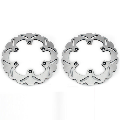 2pcs Front Brake Disc Rotors for Yamaha RD500LC 1983 / XV750 Virago 1990-1993 / XV1100 Virago 1986-1998