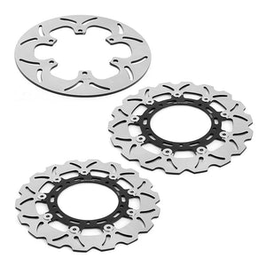 Front Rear Brake Disc Rotors for Yamaha XT1200Z XT1200ZE Super Tenere 2010-2020 / XT1200Z XT1200ZE Super Tenere ABS 2010-and up 