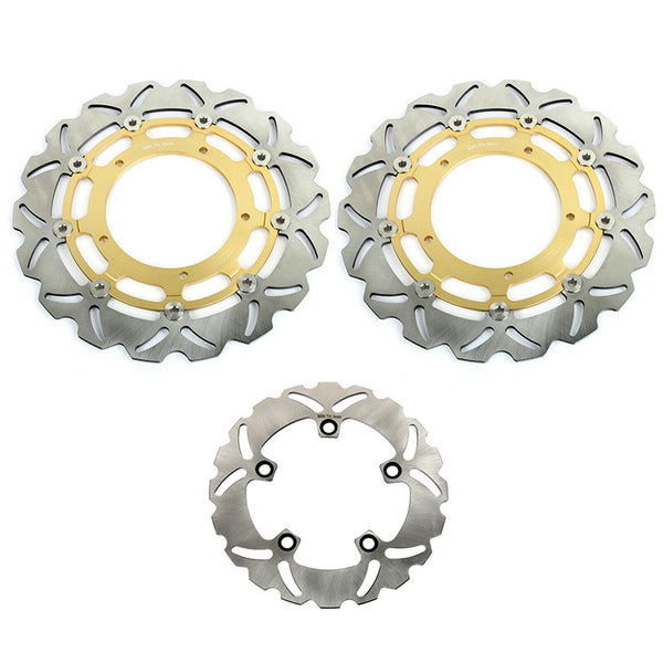 Front Rear Brake Disc Rotors for Yamaha YZF-R1 2004-2006 2015-and up / YZF-R6 2017-and up