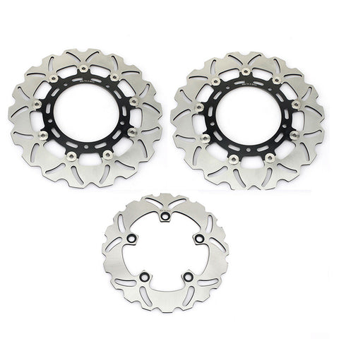 Front Rear Brake Disc Rotors for Yamaha YZF-R1 2007-2015 / YZF-R6 2005-2016