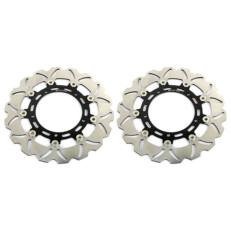 Front Rear Brake Disc Rotors for Yamaha YZF-R1 2007-2015 / YZF-R6 2005