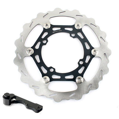 For Suzuki RMZ250 2004-2006 / Kawasaki KX125 / KX250 2003-2005 / KX250F 2004-2005 270mm Oversize Front Brake Disc & Bracket