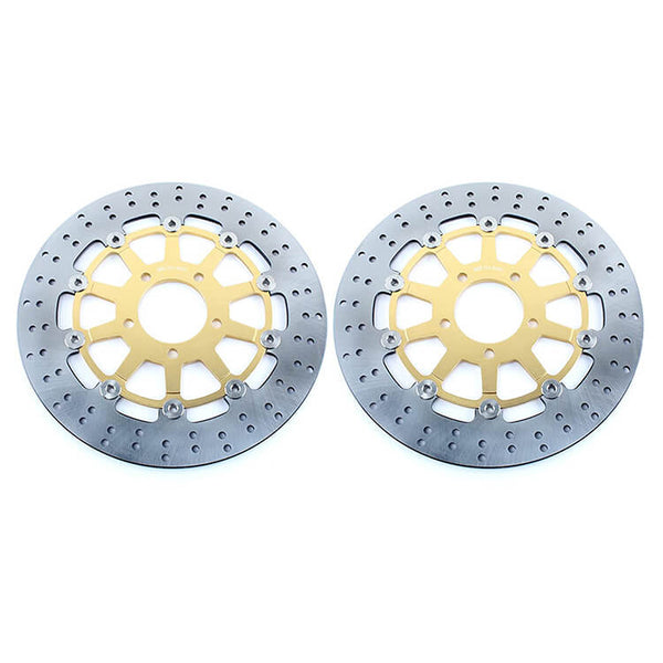 Front Rear Brake Disc Rotors for Kawasaki KLV1000 2004-2007 / Suzuki DL650 V Strom 2004-2006 / DL1000 V Strom 2002-2013