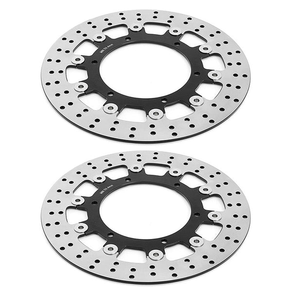 Front Rear Brake Disc Rotors for Yamaha FJR1300 2001-2003 / XVS1100 V-Star 2003-2009 / VMX1200 1993-2007