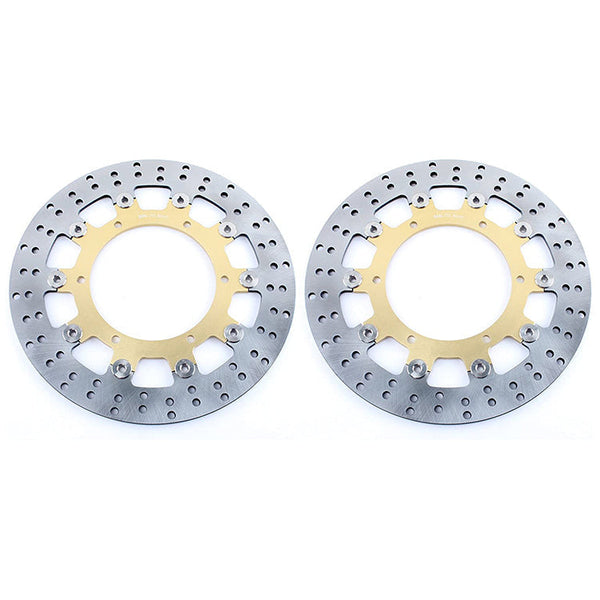 Front Rear Brake Disc Rotors for Yamaha FJR1300 2001-2003 / XVS1100 V-Star 2003-2009 / VMX1200 1993-2007