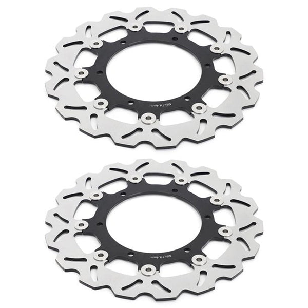 Front Rear Brake Disc Rotors for Yamaha YZF600R 1996-2007 YZF1000R 1996-2001 YZF-R1 1998-2001