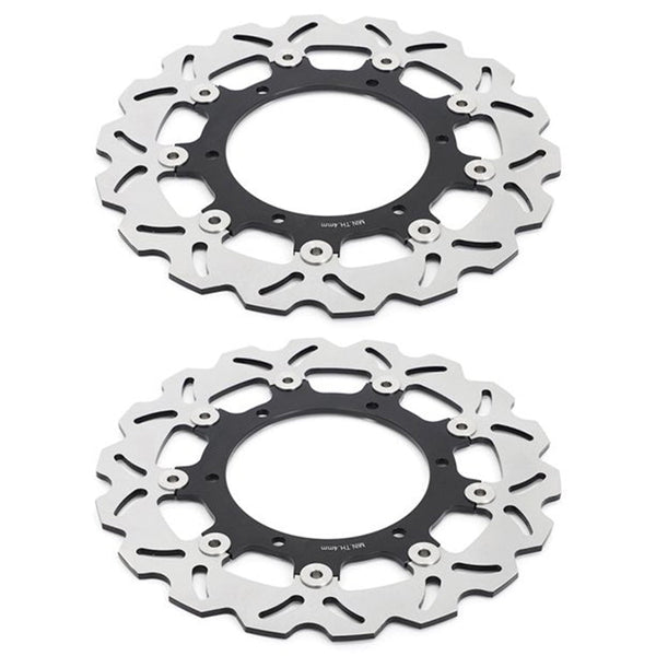Front Rear Brake Disc Rotors for Yamaha YZF-R1 2002-2003 / YZF-R6 1999-2002