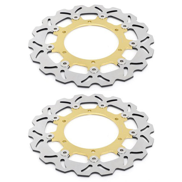 Front Rear Brake Disc Rotors for Yamaha YZF600R 1996-2007 YZF1000R 1996-2001 YZF-R1 1998-2001