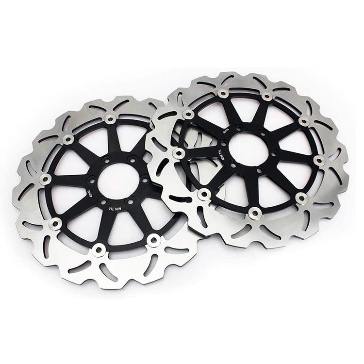 2pcs Front Brake Disc Rotors for Moto Guzzi Sport 1200 2006-2007 / Griso 1200 8V 2007-2016 / Stelvio 1200 2008-2014