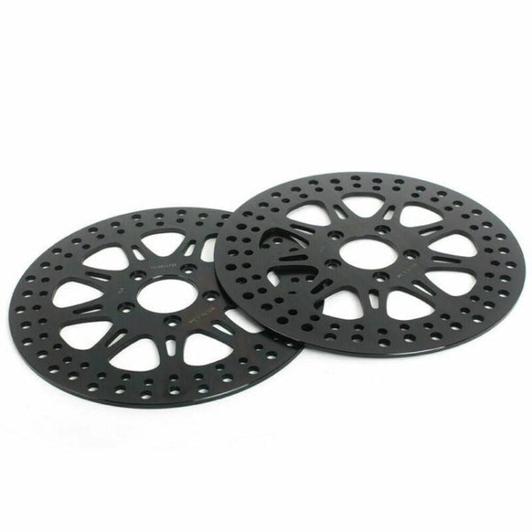 Front Rear Brake Disc for Harley Davidson Softail FLSTF FLSTFB Fat Boy / FLSTN Deluxe 2015-2017 / FXST Standard 2015