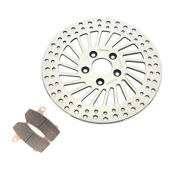 Rear Brake Disc Rotor With Pads For Harley Davidson Touring FLTRX Road Glide Custom 2011-2012