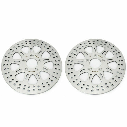 2pcs 11.8" Front Brake Disc Rotors for Harley Trike FLHTCUTG Tri Glide Ultra 2009-2021 / FLHXXX Street Glide 2010-2011 / FLRT Freewheeler 2015-2021