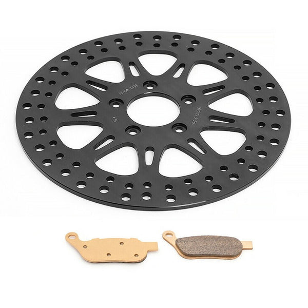 Rear Brake Disc Rotor With Pads For Harley Davidson Dyna FXDB FXDBC FXDC FXDF FXDL FXDWG FXDWGi