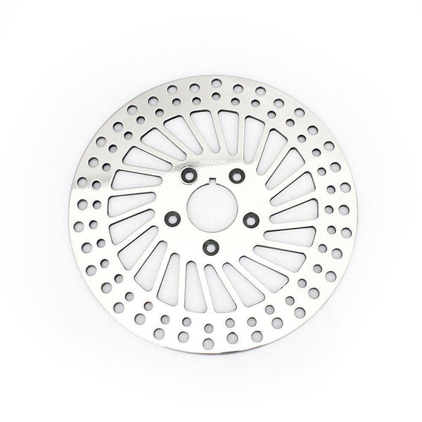 Front Brake Disc Rotor With Pads For Harley Davidson FXR 1340 Super Glide Reduced Effect 1988-1989